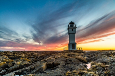 Old Akranes Lighthouse photo location in Iceland